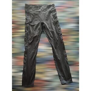 Fabletics Women's Leggings M Gray Motion 365 Pocket Moisture Wicking